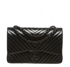 Chanel Black Jumbo Classic Flap Bag