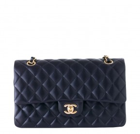 Chanel Black Boy Bag Calf Leather