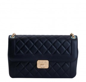 Chanel Flap Bag Black Lambskin GHW