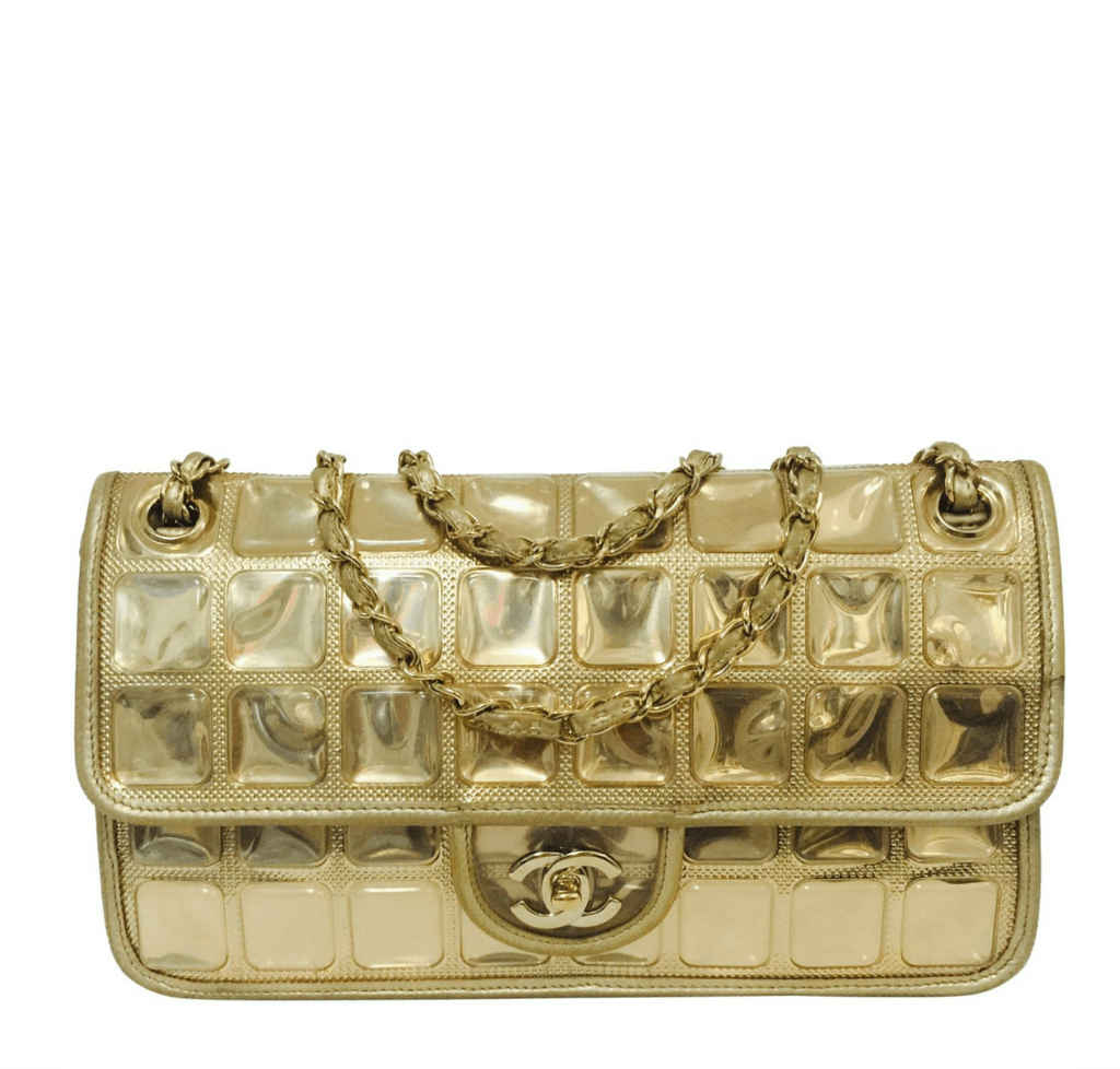 Chanel Ice Cube Bag Gold Metallic Limited Edition | Baghunter