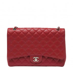 Chanel Single Flap Bag Red