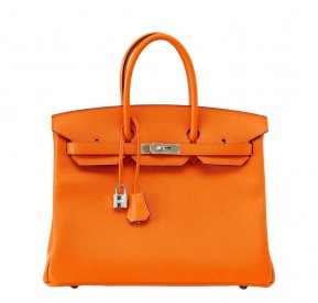 Hermès Birkin 25 Vermillion Bag GHW