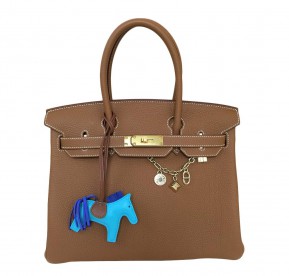 Hermès Birkin 30 Gold Bag Togo Leather