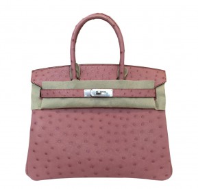 Hermès Birkin 30 Ostrich Terre Cuite Bag