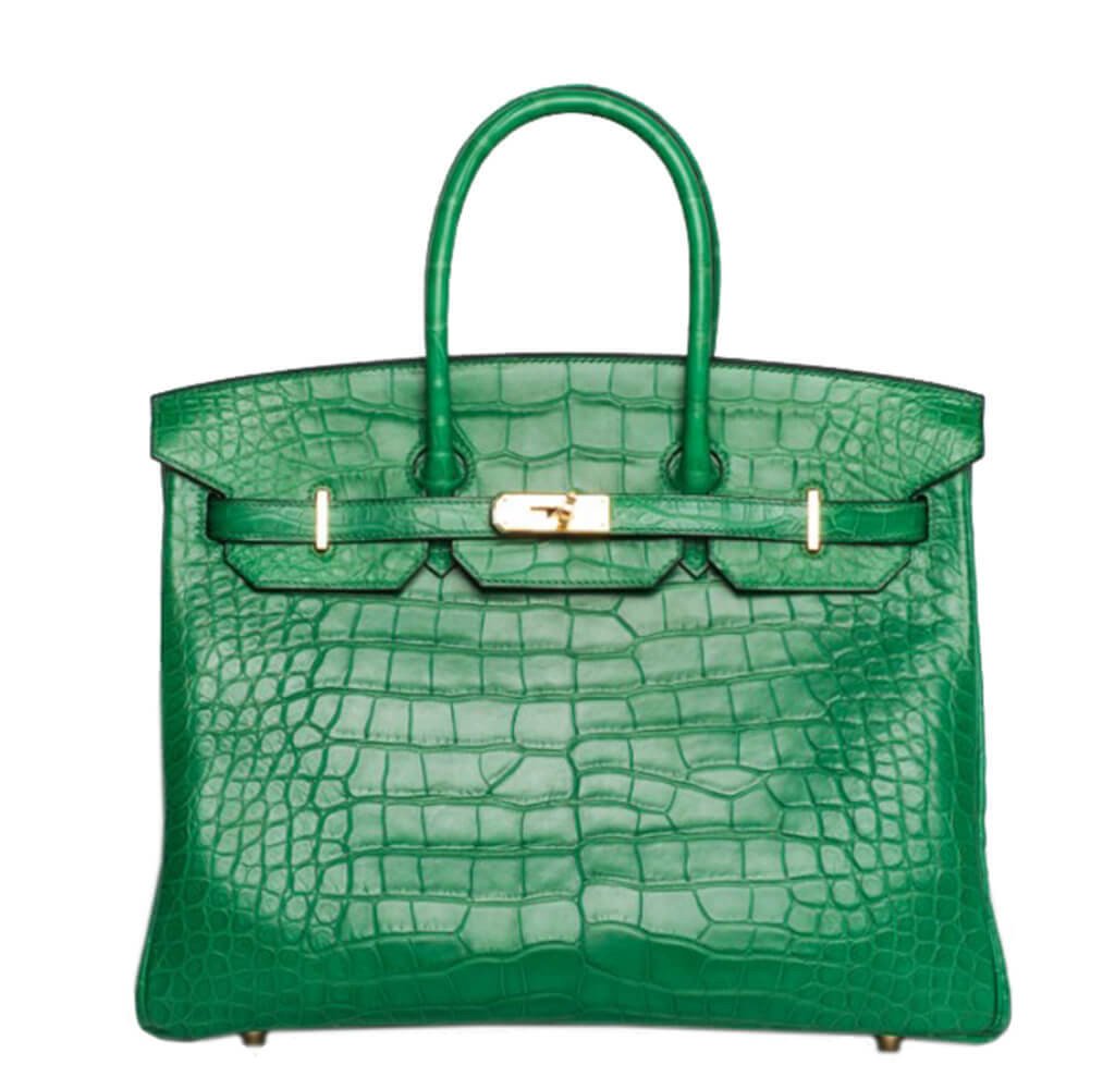 Hermès Birkin 35 Bag Cactus Matte Alligator