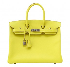 Hermès Lime Candy Series Birkin 35 Limited Edition Bag