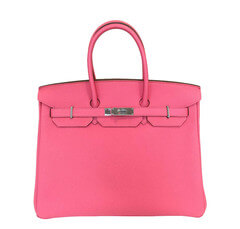 Hermès Birkin 35 Rose Lipstick PHW