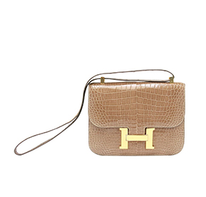 Hermès Constance 23 Light Beige Bag GHW