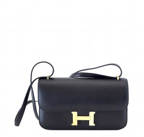 Hermès Constance Elan Black Bag GHW