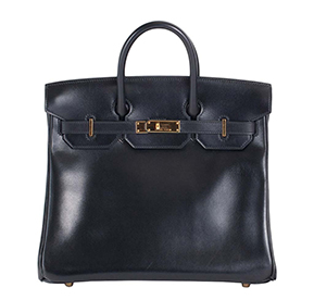 Hermès HAC 32 Black Bag GHW