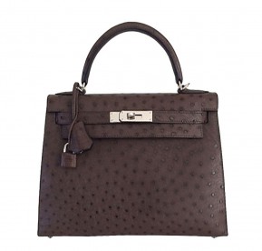 Hermès Kelly 28 Sellier Marron Palladium Hardware