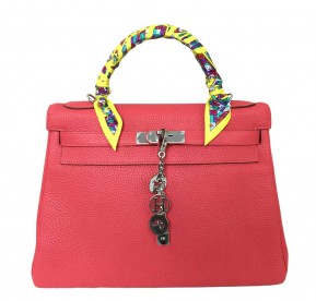 Hermès Kelly 32 Rouge Pivoine Bag PHW