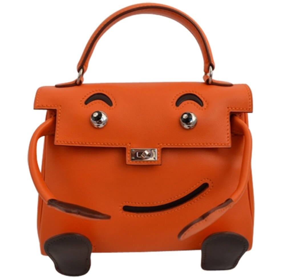 Kelly Idole Bag Orange Gulliver Leather 