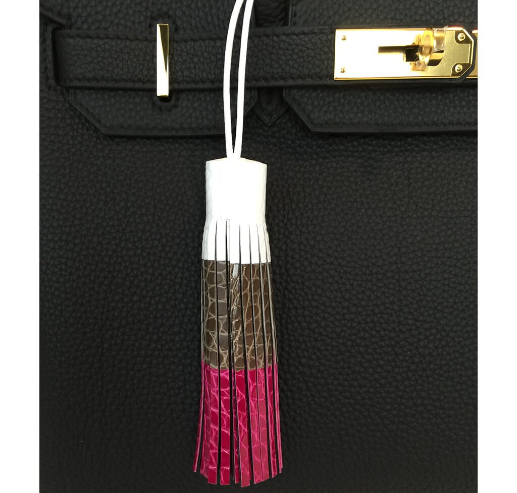 Tri-Color Bag Tassel Charm Limited Edition