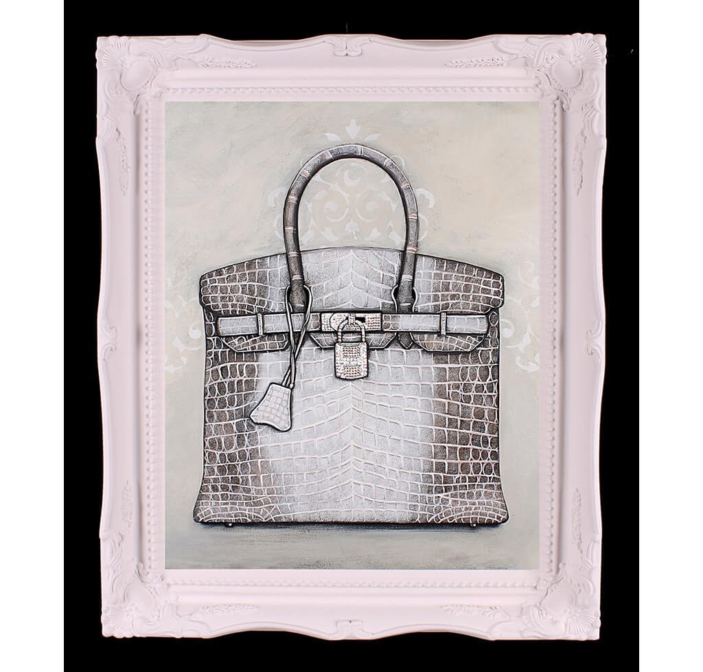 Medium Limited Edition Hermès Himalayan Birkin Giclée