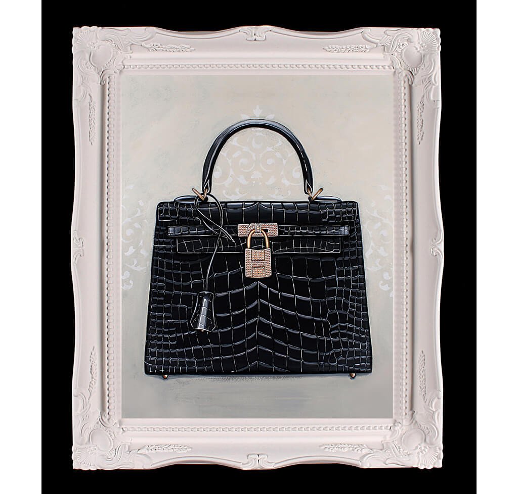 Medium Limited Edition Timeless Hermès Kelly Giclée